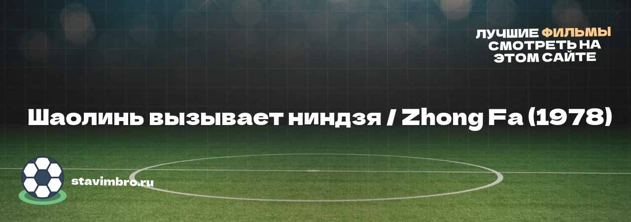   Шаолинь вызывает ниндзя / Zhong Fa (1978) - узнайте о фильме на сайте stavimbro.RU